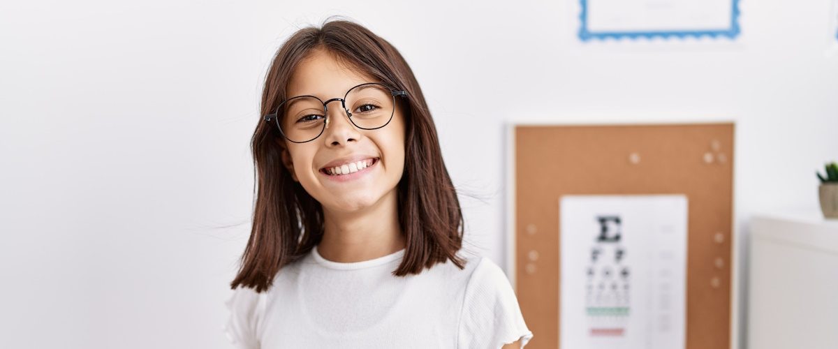AdobeStock_563765550-B Young hispanic girl wearing glasses with a happy and cool smile on face. lucky person.